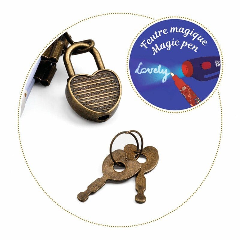 Villem DJECO lukuga märkmik ja maagiline pliiats - Piraadid Djeco