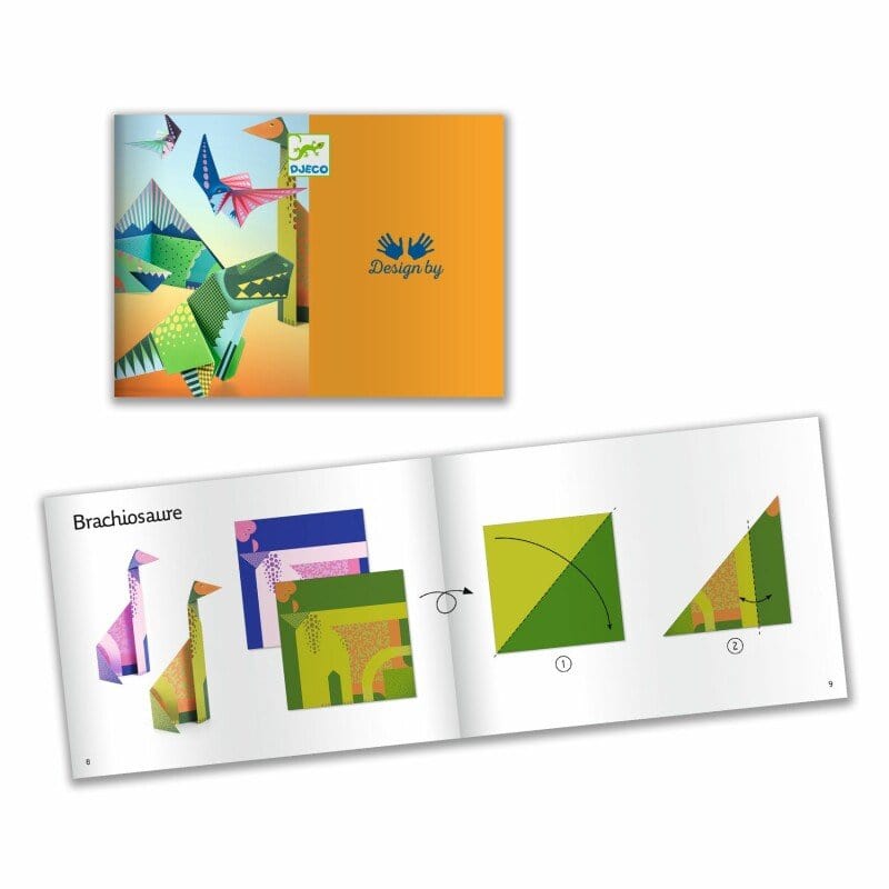 Villem Djeco origiami meisterdamiskomplekt Dinosaurused Djeco