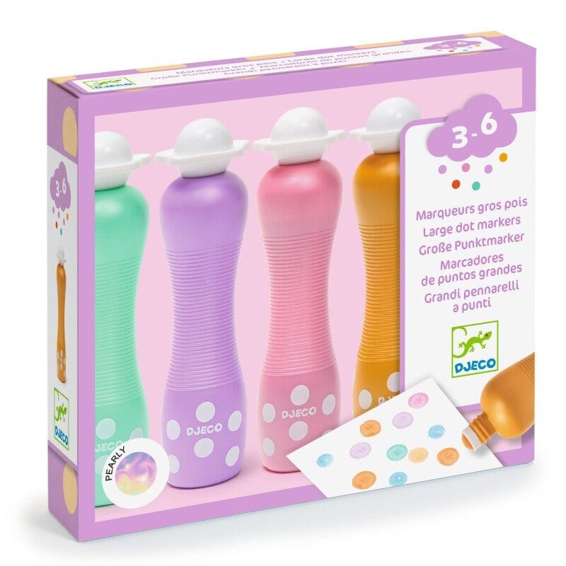 Villem Djeco täpimarkerid pärlmutter 4 tk Djeco