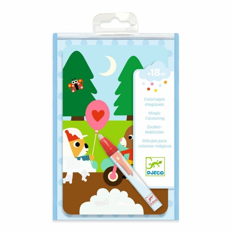 Villem DJECO veega värvitavate piltide komplekt Pargis Djeco