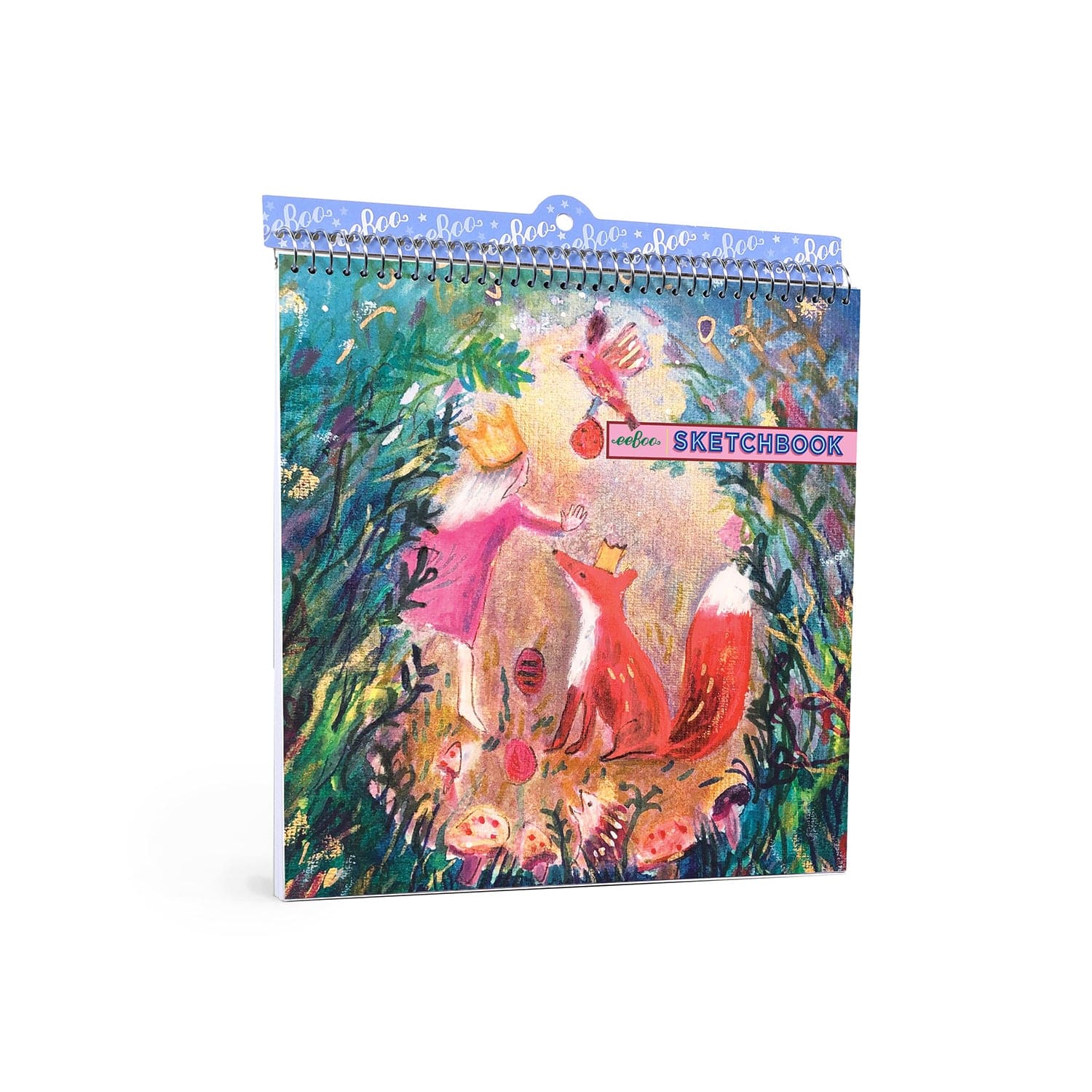 Villem EEBOO King Fox visandivihik 15.25 x 15.25 cm EEBOO