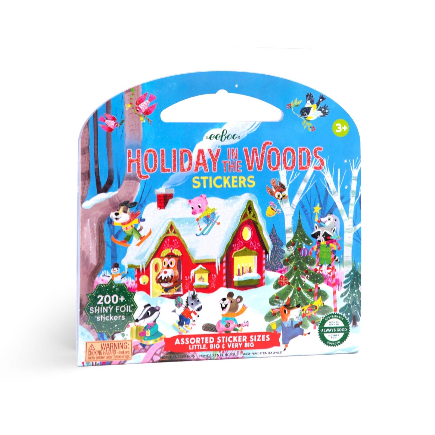 Villem Holiday in the Woods Shiny Stickers *Holiday* eeBoo