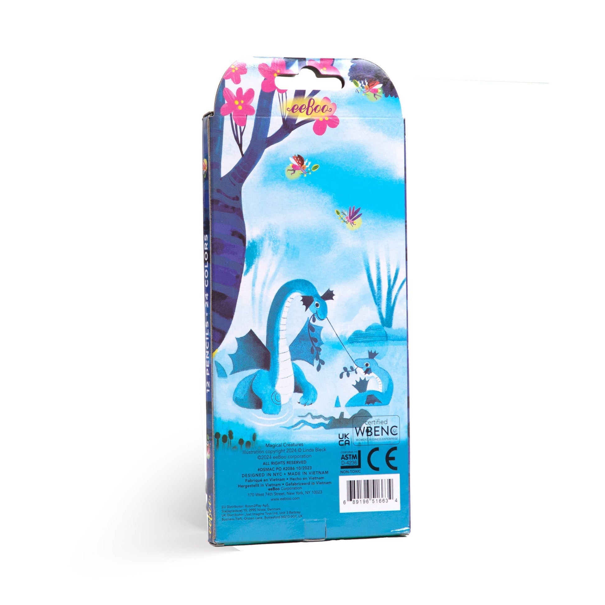 Villem Magical Creatures 12 Double-Sided Special Pencils eeBoo