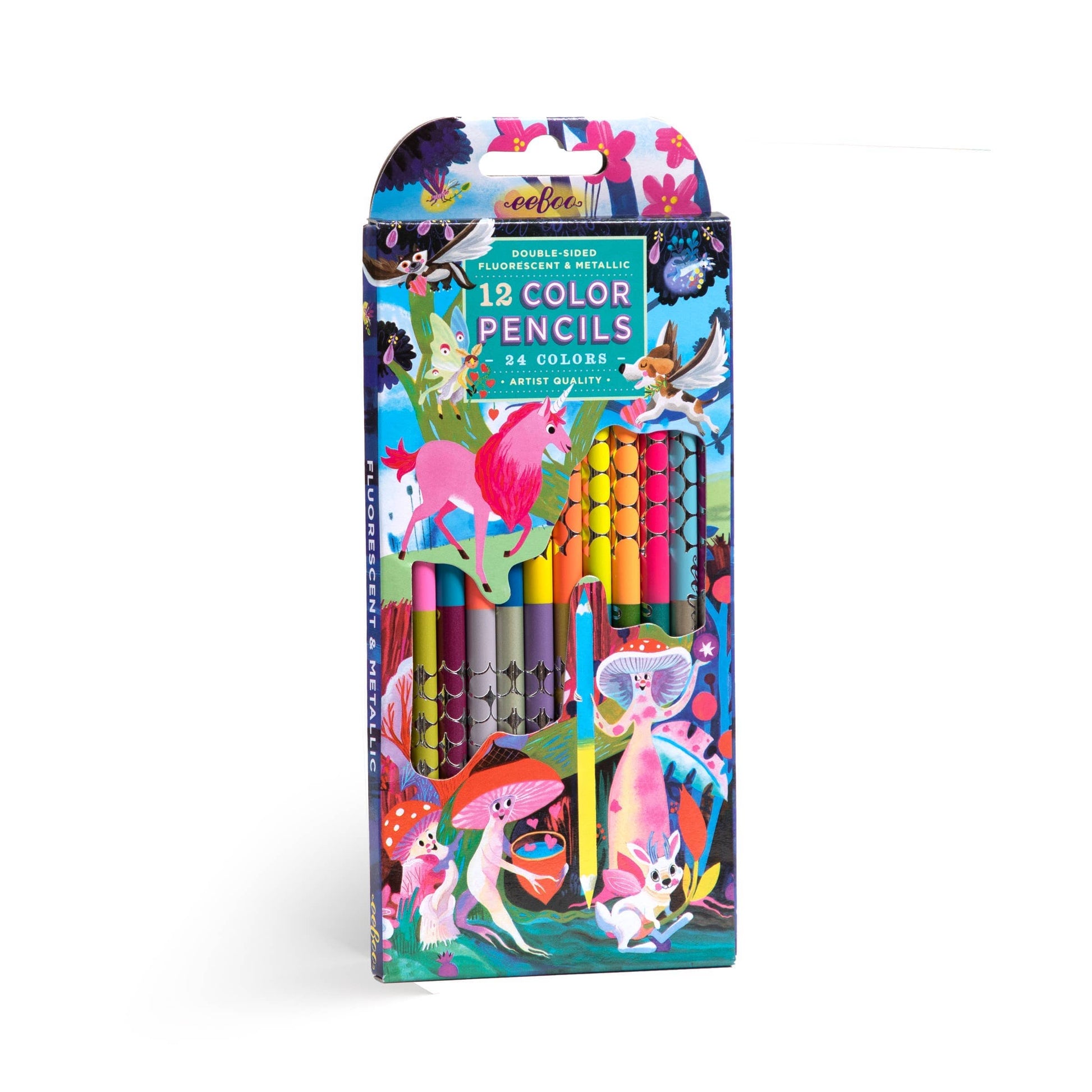Villem Magical Creatures 12 Double-Sided Special Pencils eeBoo