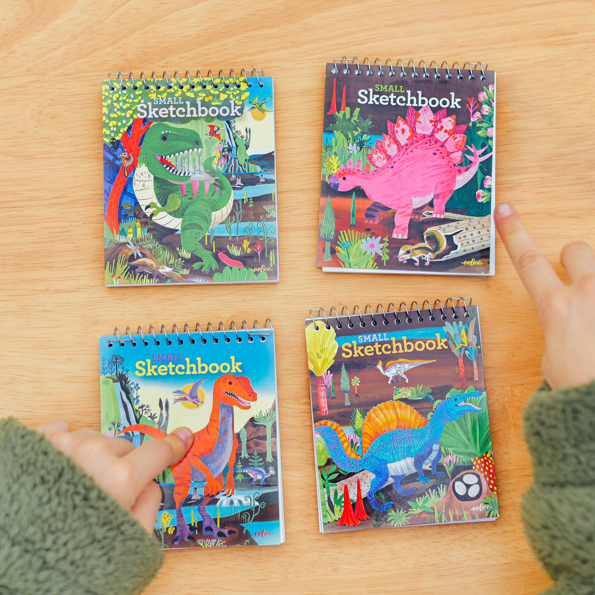 Villem Small Dinosaur Sketchbook Assortment eeBoo
