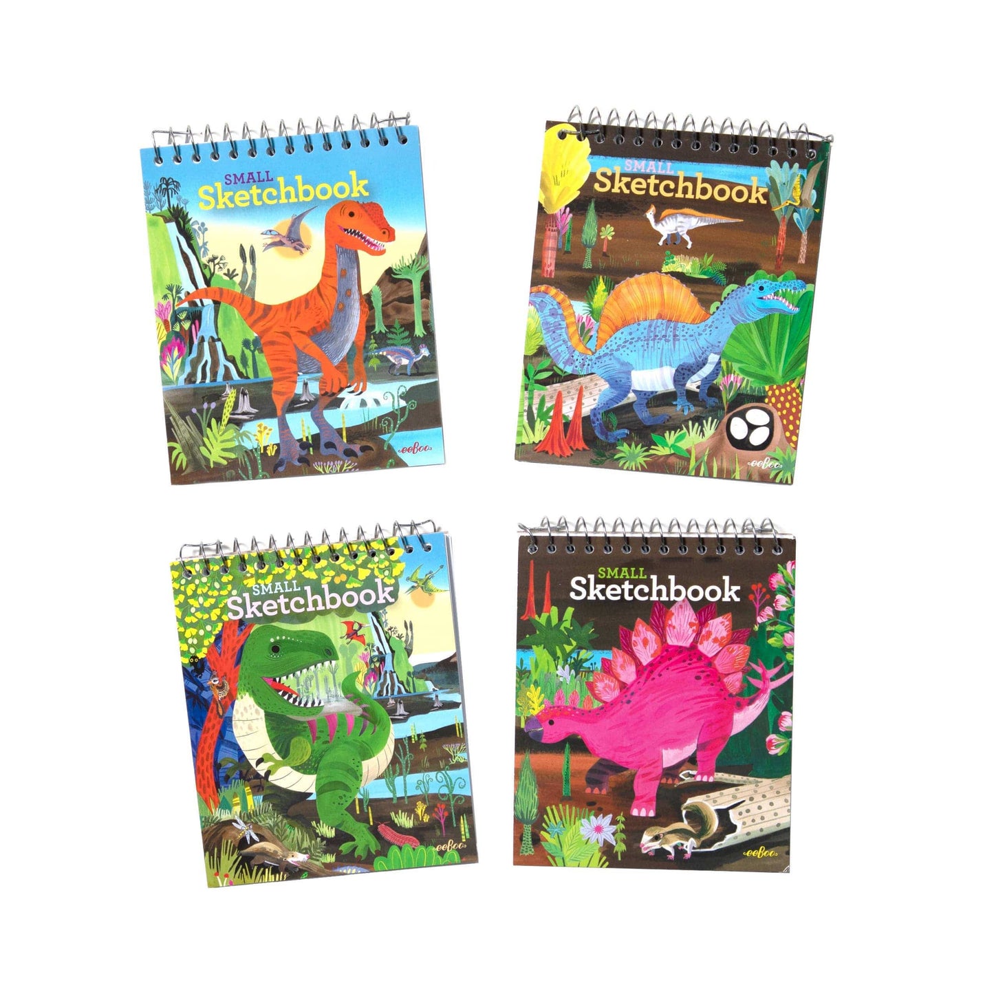 Villem Small Dinosaur Sketchbook Assortment eeBoo