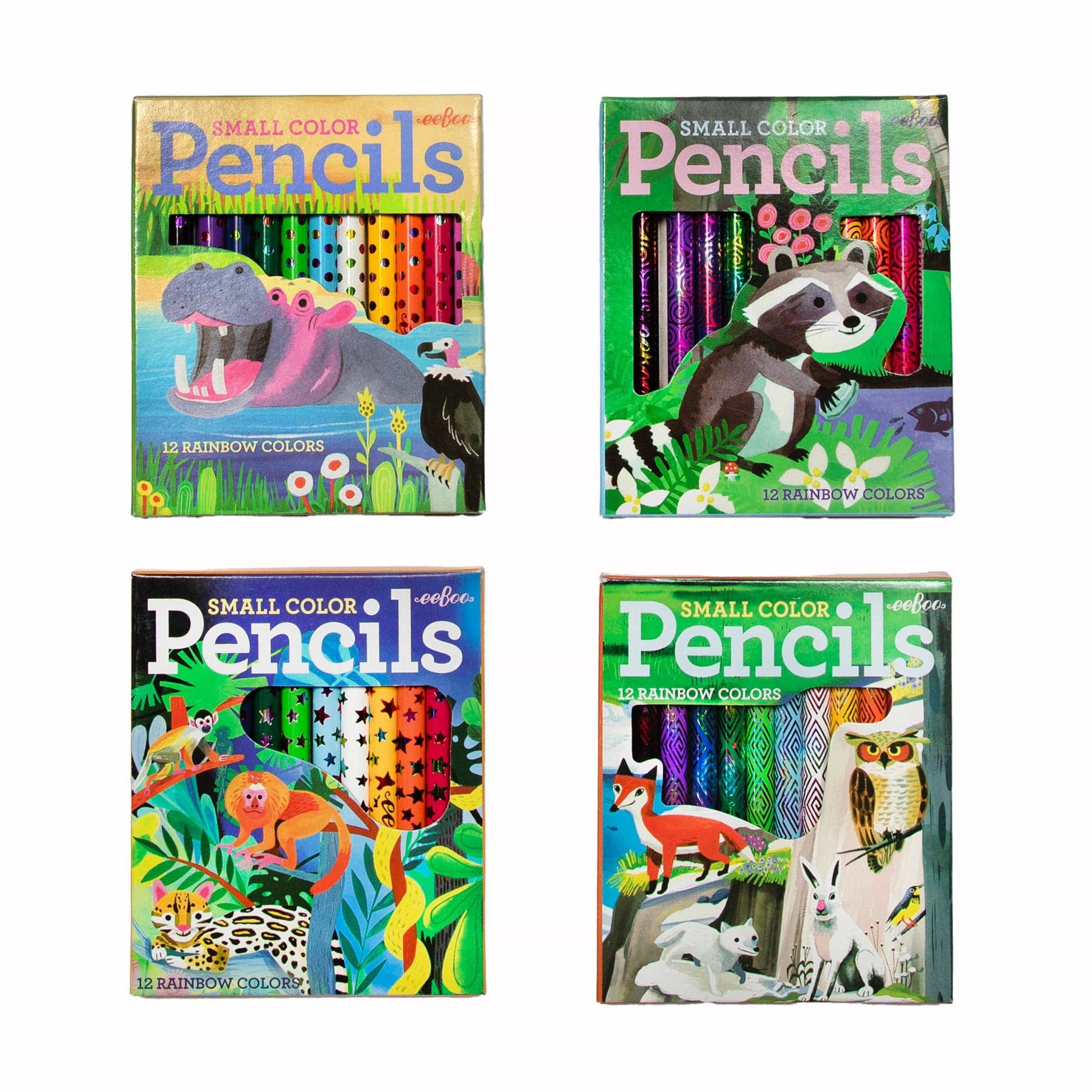 Villem Small Pencils Animals in the Wild Assortment eeBoo
