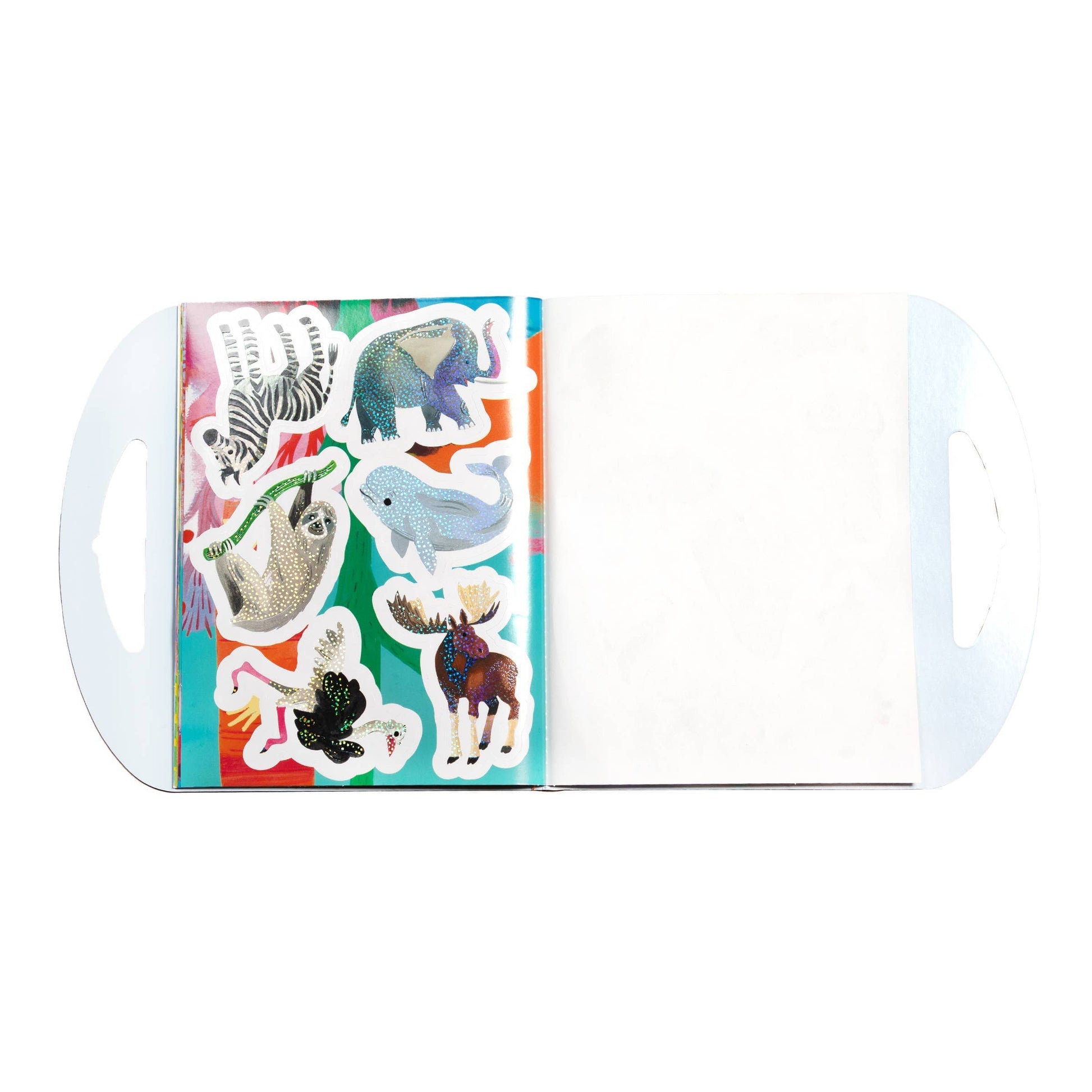 Villem Wonderful Animals Shiny Sticker Book eeBoo