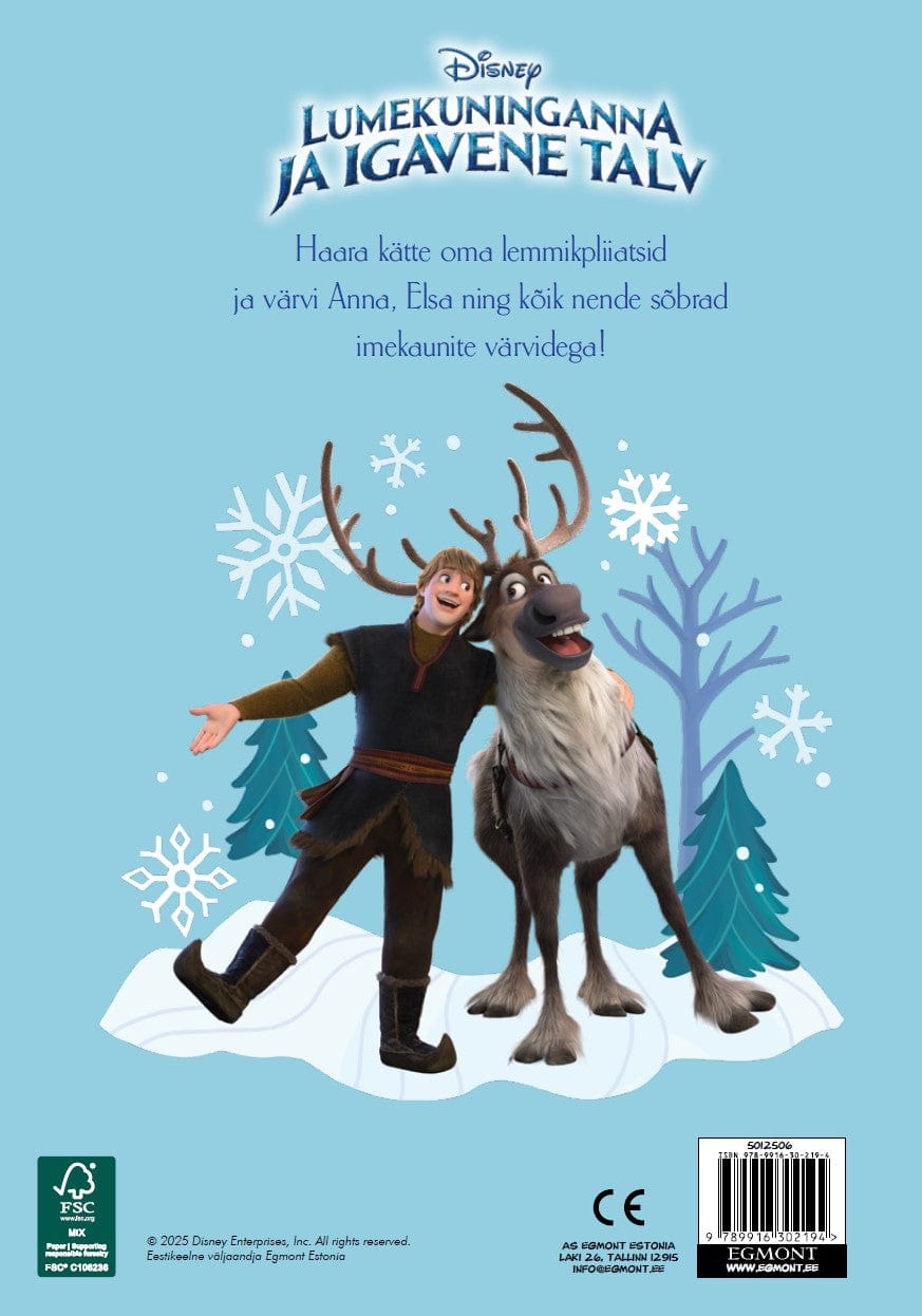 Villem Lumekuninganna ja igavene talv. Suur värvimisraamat EGMONT