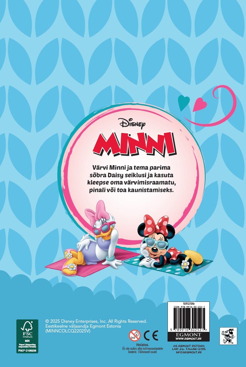 Villem Minni Värvimisraamat EGMONT