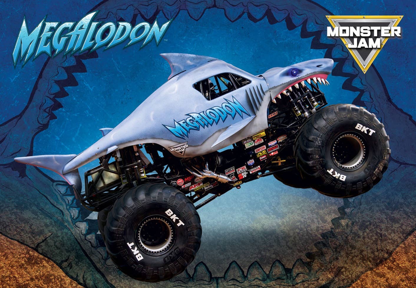 Villem Megalodon Monster Jam pusle 100 tk+ termolõunakott Eurographics Puzzles Europe
