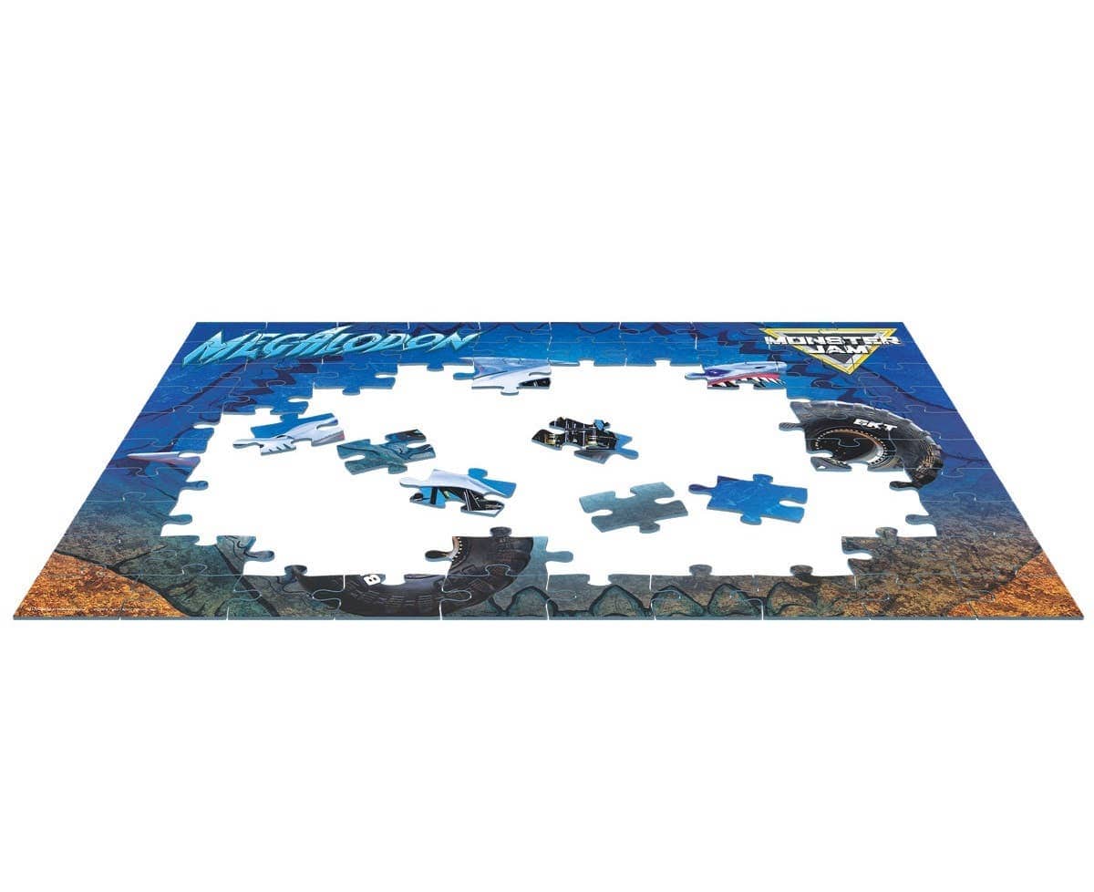 Villem Megalodon Monster Jam pusle 100 tk+ termolõunakott Eurographics Puzzles Europe