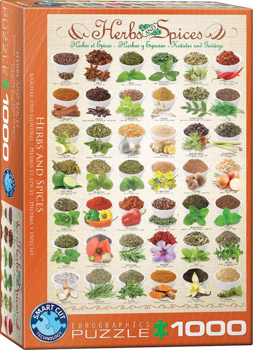 Villem Pusle Herbs and Spices 1000 tk Eurographics Puzzles Europe