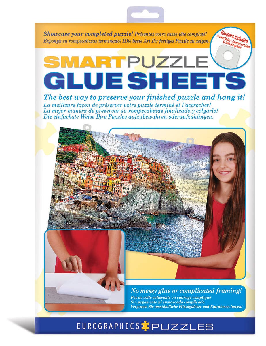Villem Pusle liimimislehed: Smart Puzzle Glue Sheets Eurographics Puzzles Europe