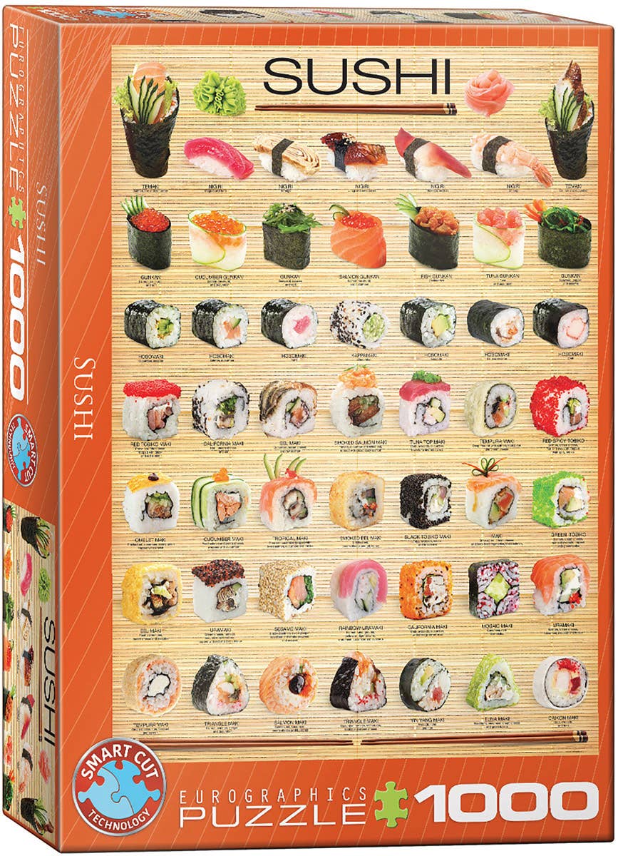 Villem Pusle Sushi 1000 tk Eurographics Puzzles Europe