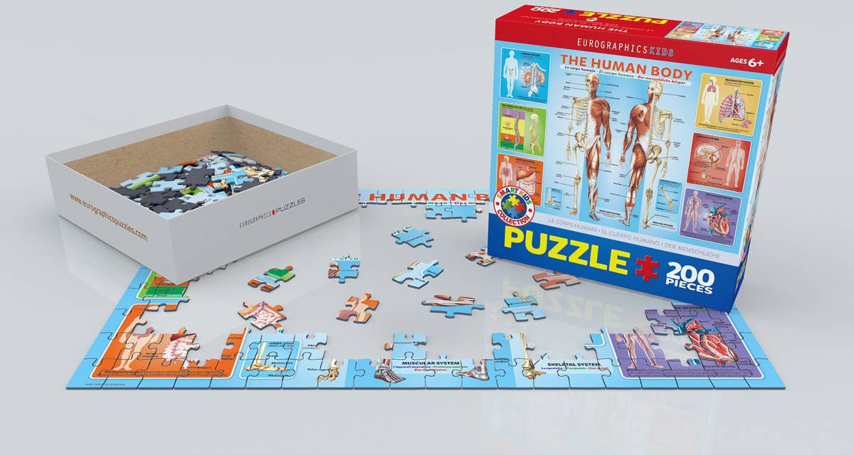 Villem Pusle The Human Body #2 200 tk Eurographics Puzzles Europe