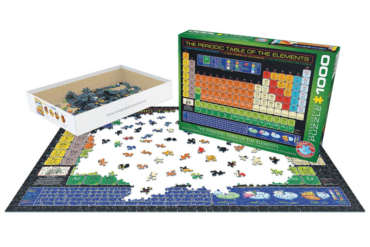 Villem Pusle The Periodic Table of the Elements 1000 tk Eurographics Puzzles Europe