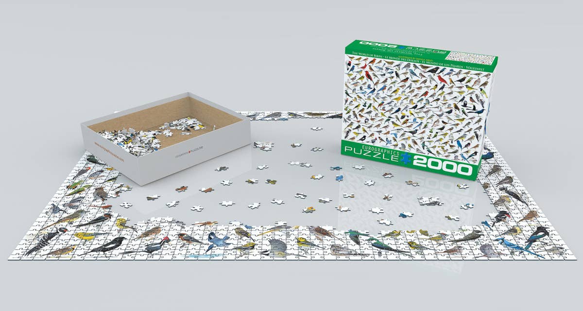 Villem Pusle The World of Birds #2 2000 tk Eurographics Puzzles Europe