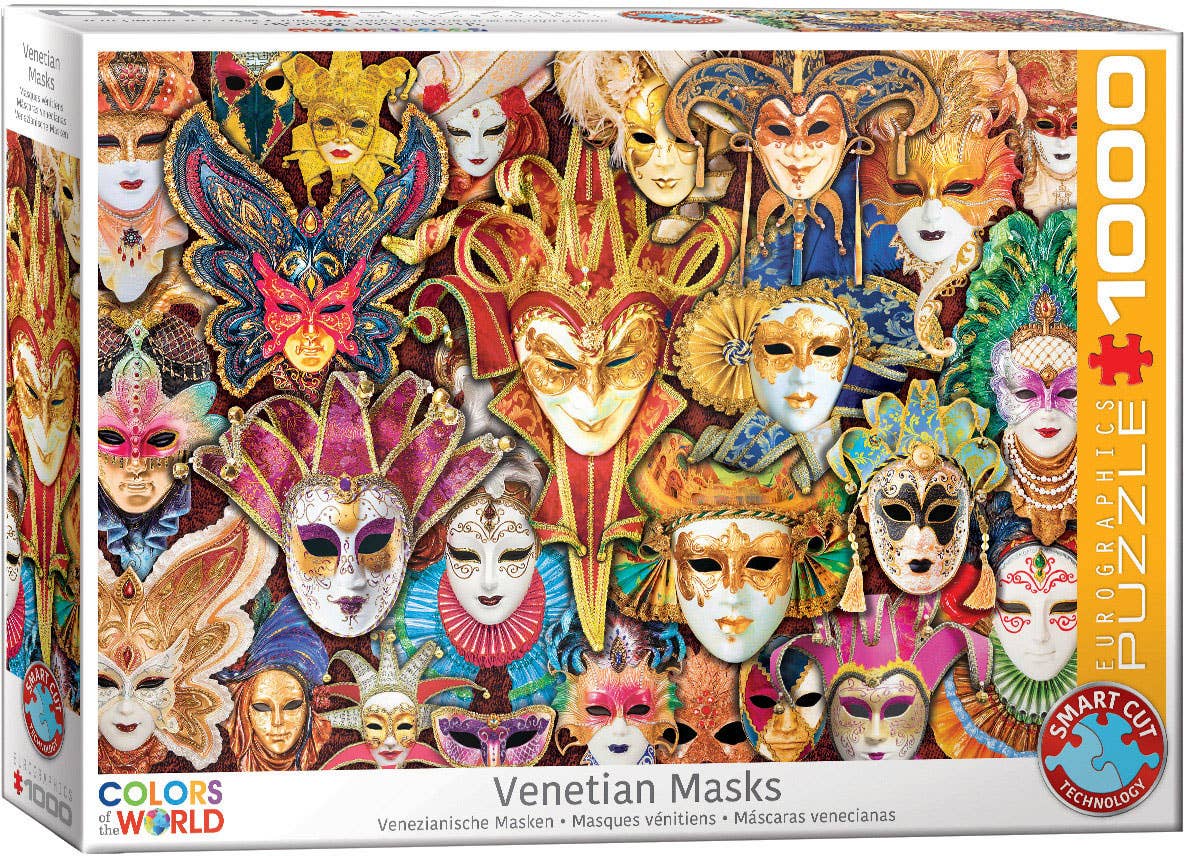 Villem Pusle Venetian Mask 1000 tk Eurographics Puzzles Europe
