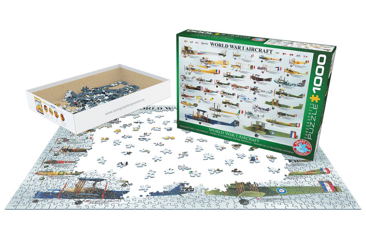 Villem Pusle World War I Aircraft 1000 tk Eurographics Puzzles Europe