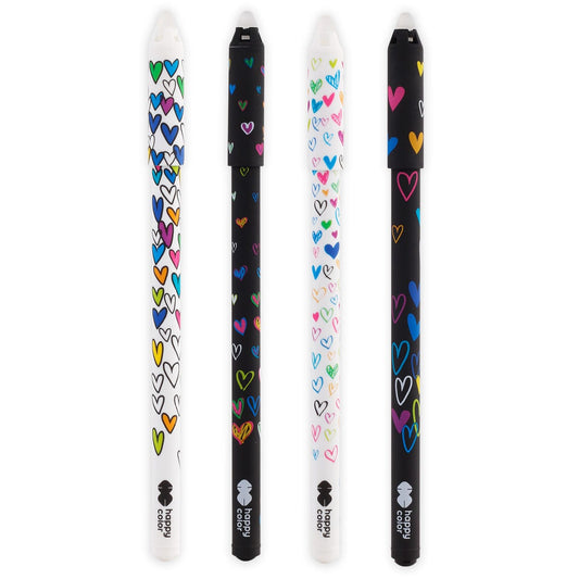 Villem Kustutatav tindipliiats, sinine, MY LOVE, 0.5mm Happy Color