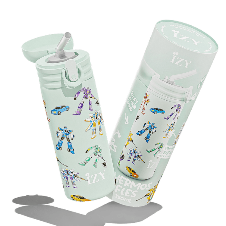 Villem IZY laste termospudel Green Transformers 350ml IZY Bottles