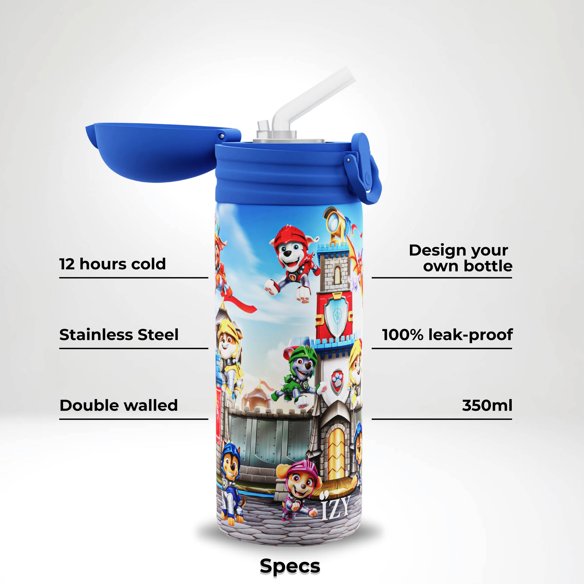 Villem IZY laste termospudel Paw Patrol Rescue Knight 350ml IZY Bottles