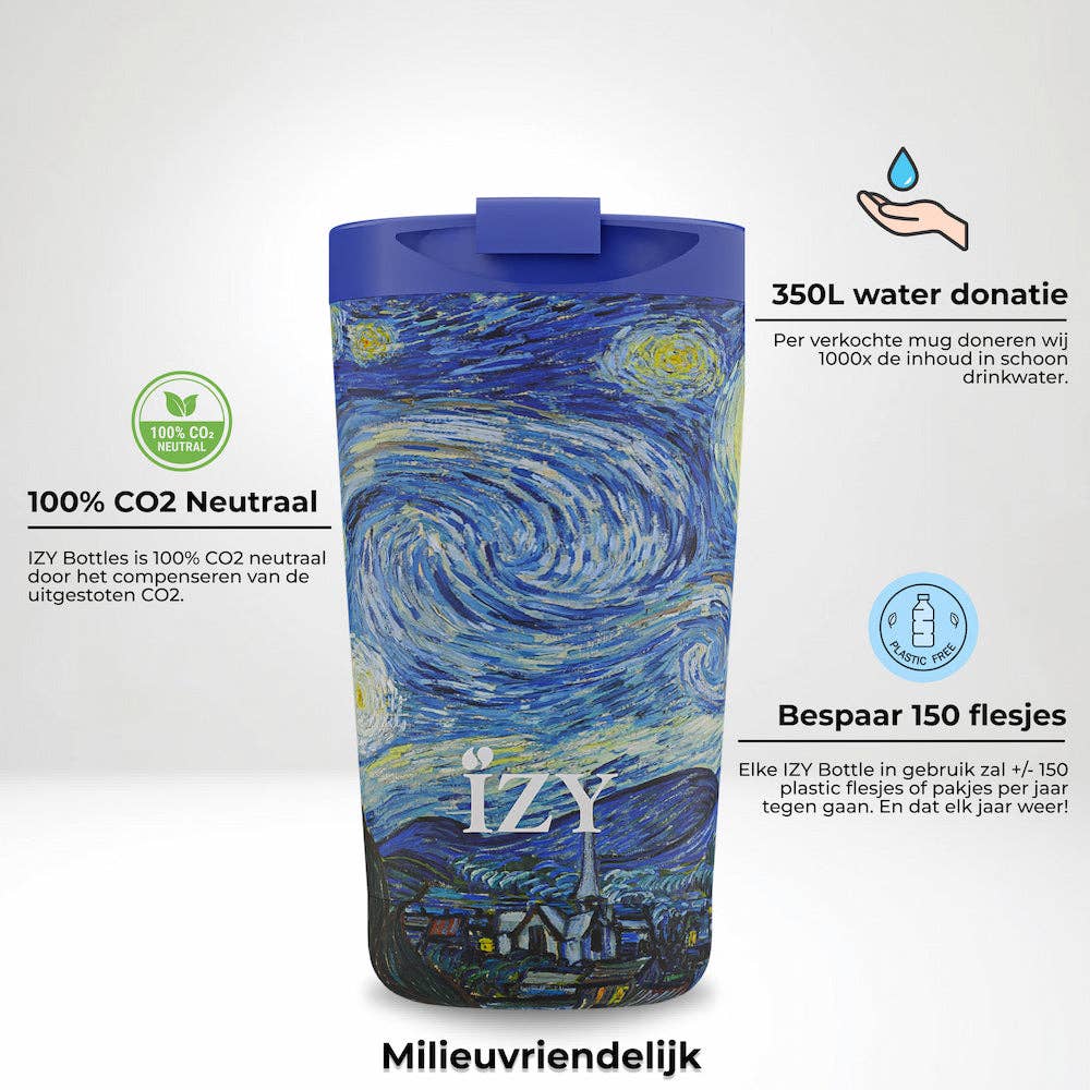 Villem IZY termokruus Starry Night 350ml IZY Bottles