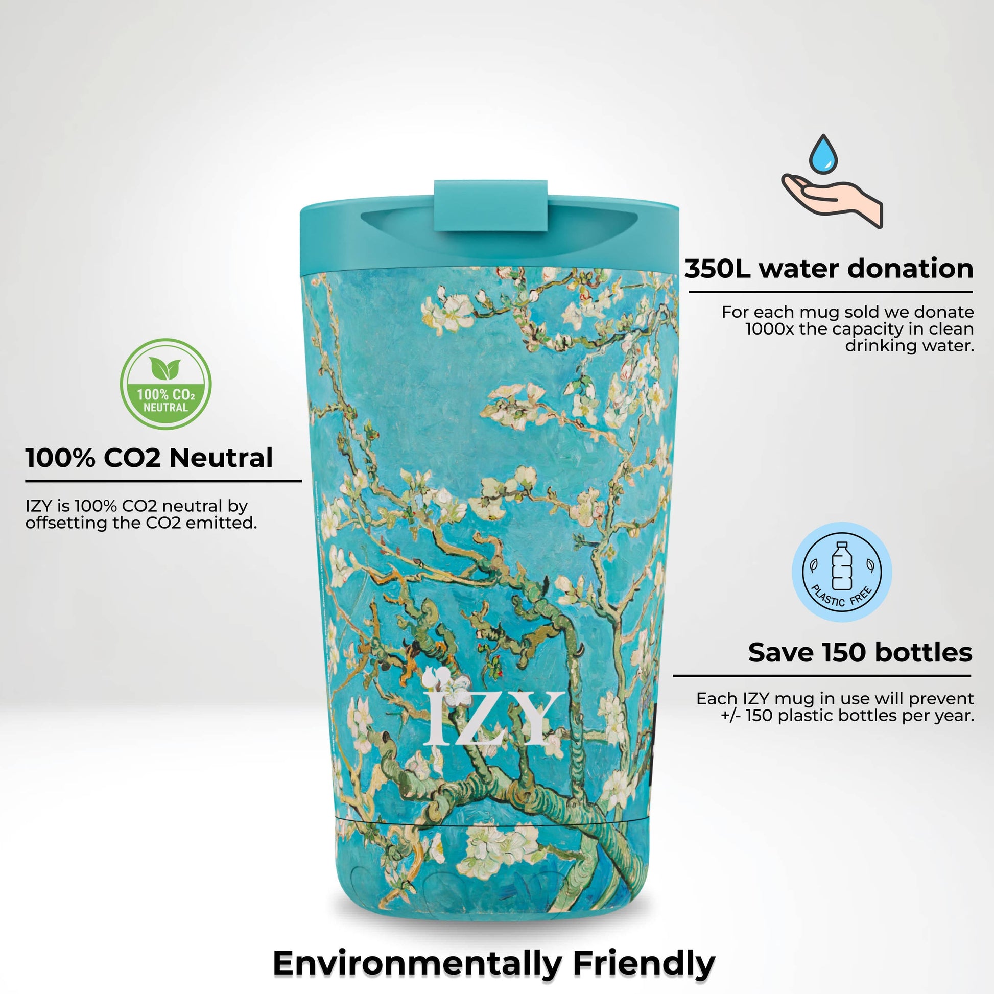 Villem IZY termotass Almond Blossom 350ml IZY Bottles