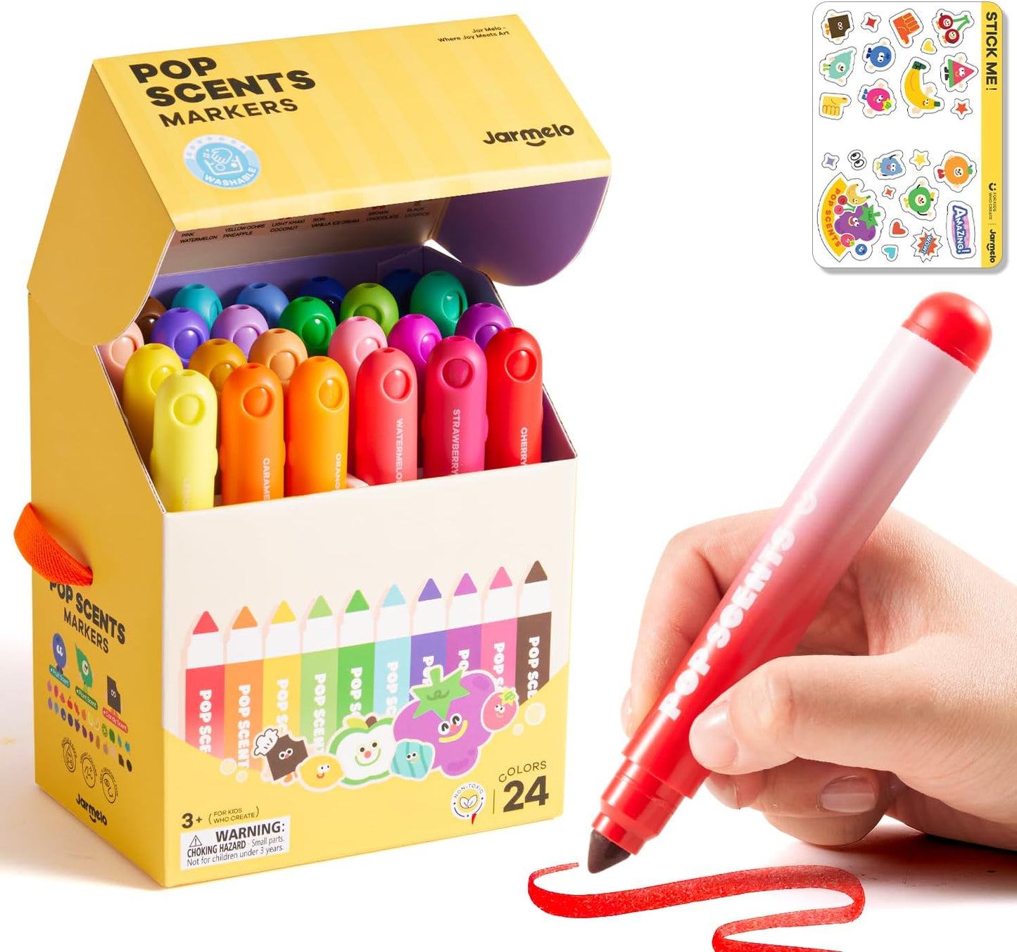 Villem Jarmelo lõhnavad markerid 24 tooni 🐺🩷 Jarmelo