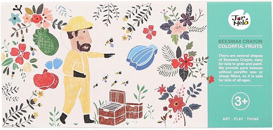 Villem Jarmelo mesilasvahast kriidid Värvilised viljad 12 tk Jarmelo