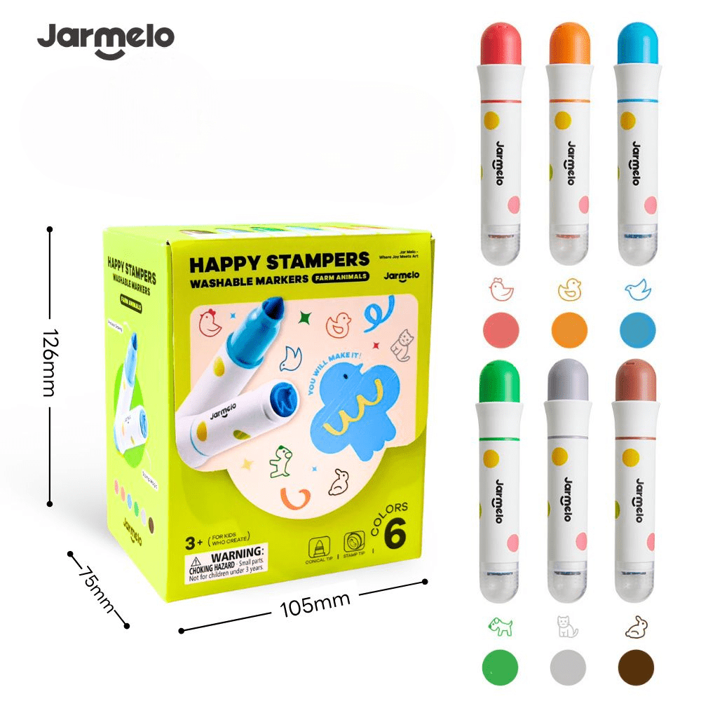 Villem Jarmelo pestavad tempel-markerid 6tk Jarmelo