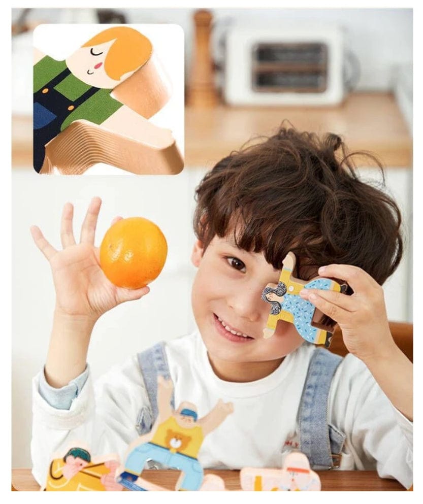 Villem Jarmelo Puidust Virnastamismäng Jarmelo