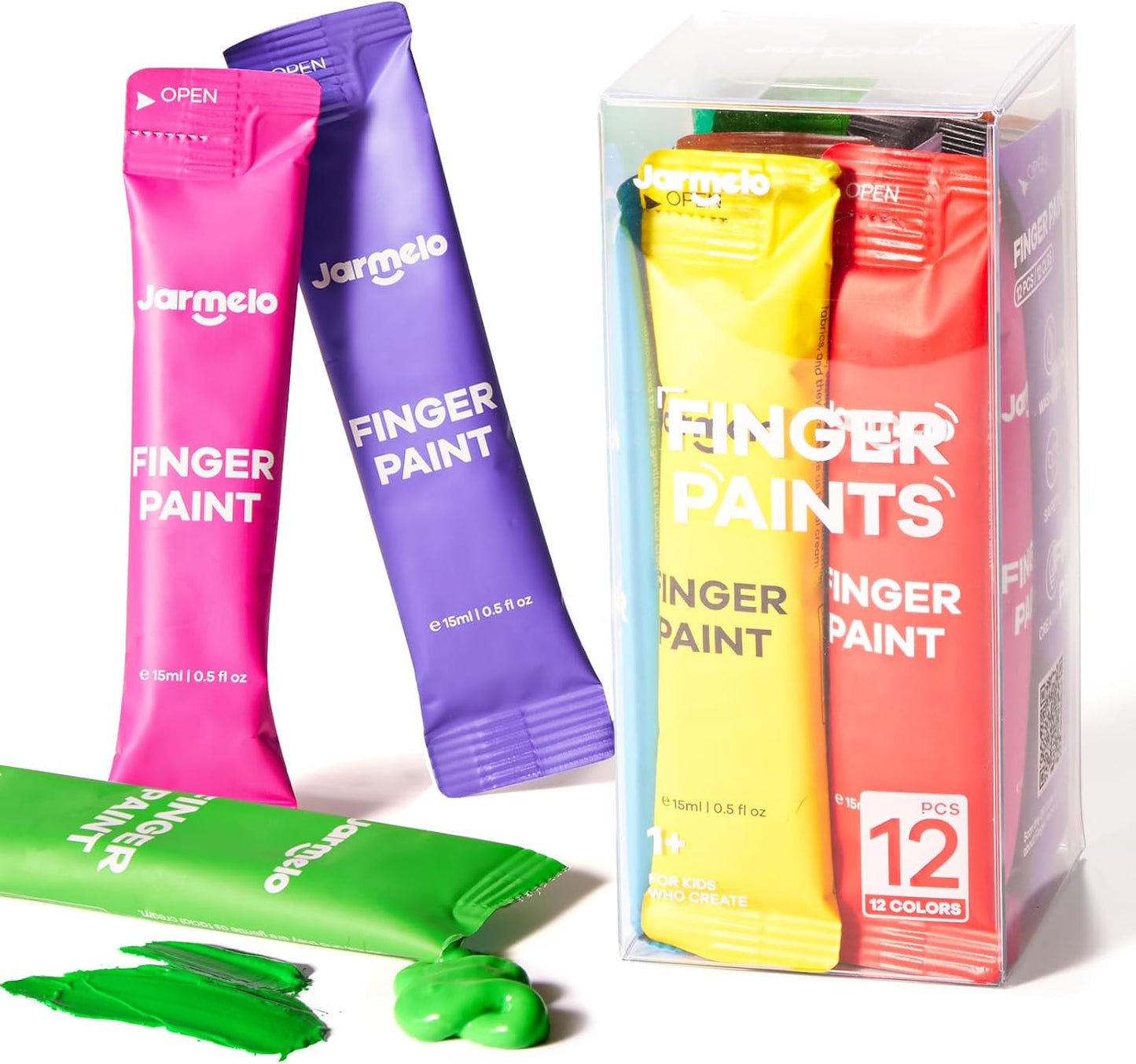 Villem Jarmelo tuubis näpuvärvide komplekt - 12 tooni Jarmelo