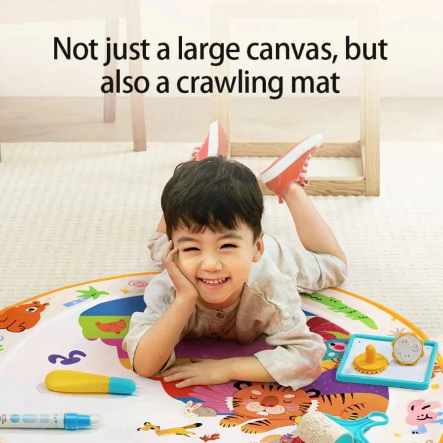 Villem Jarmelo veega maalimise matt väikelastele + aksessuaarid Jarmelo