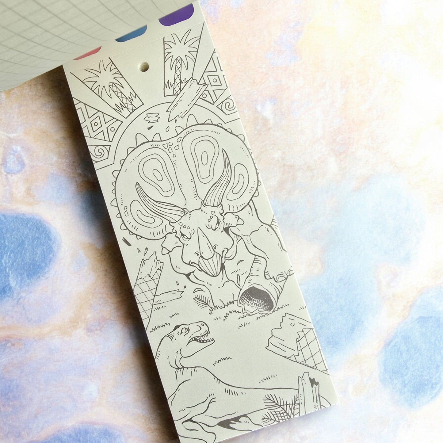 Villem Jarmelo veega värvimise raamat - Dinosauruse Seiklused Jarmelo