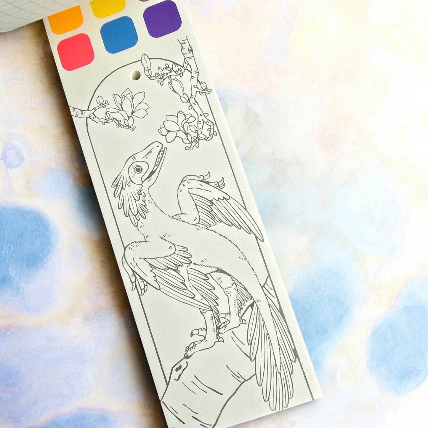 Villem Jarmelo veega värvimise raamat - Dinosauruse Seiklused Jarmelo