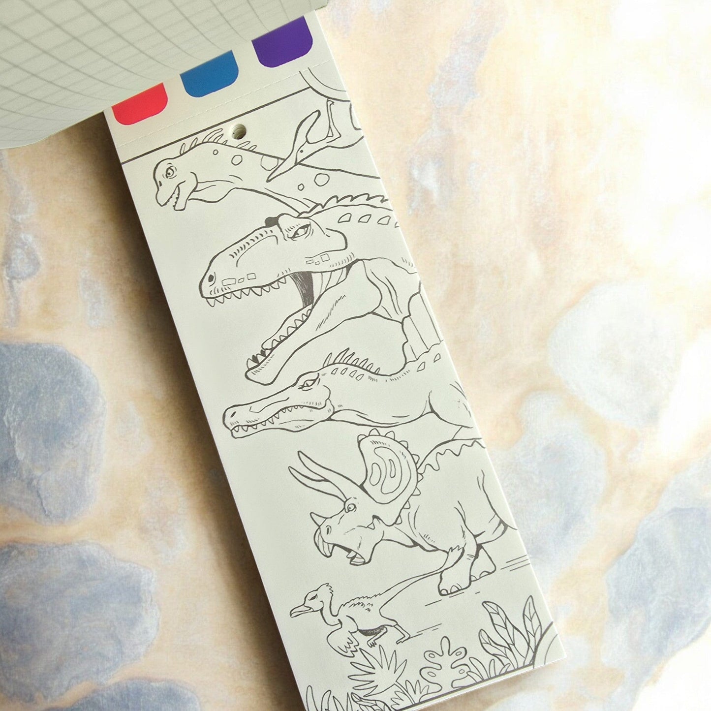 Villem Jarmelo veega värvimise raamat - Dinosauruse Seiklused Jarmelo