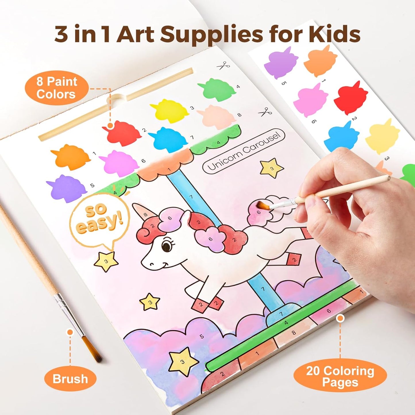 Villem Jarmelo veega värvimise raamat - Ükssarvik Jarmelo