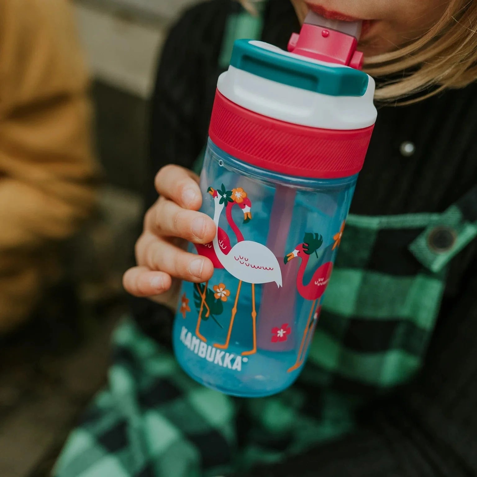 Villem Kambukka Lagoon 400 ml - Blue Flamingo Kambukka