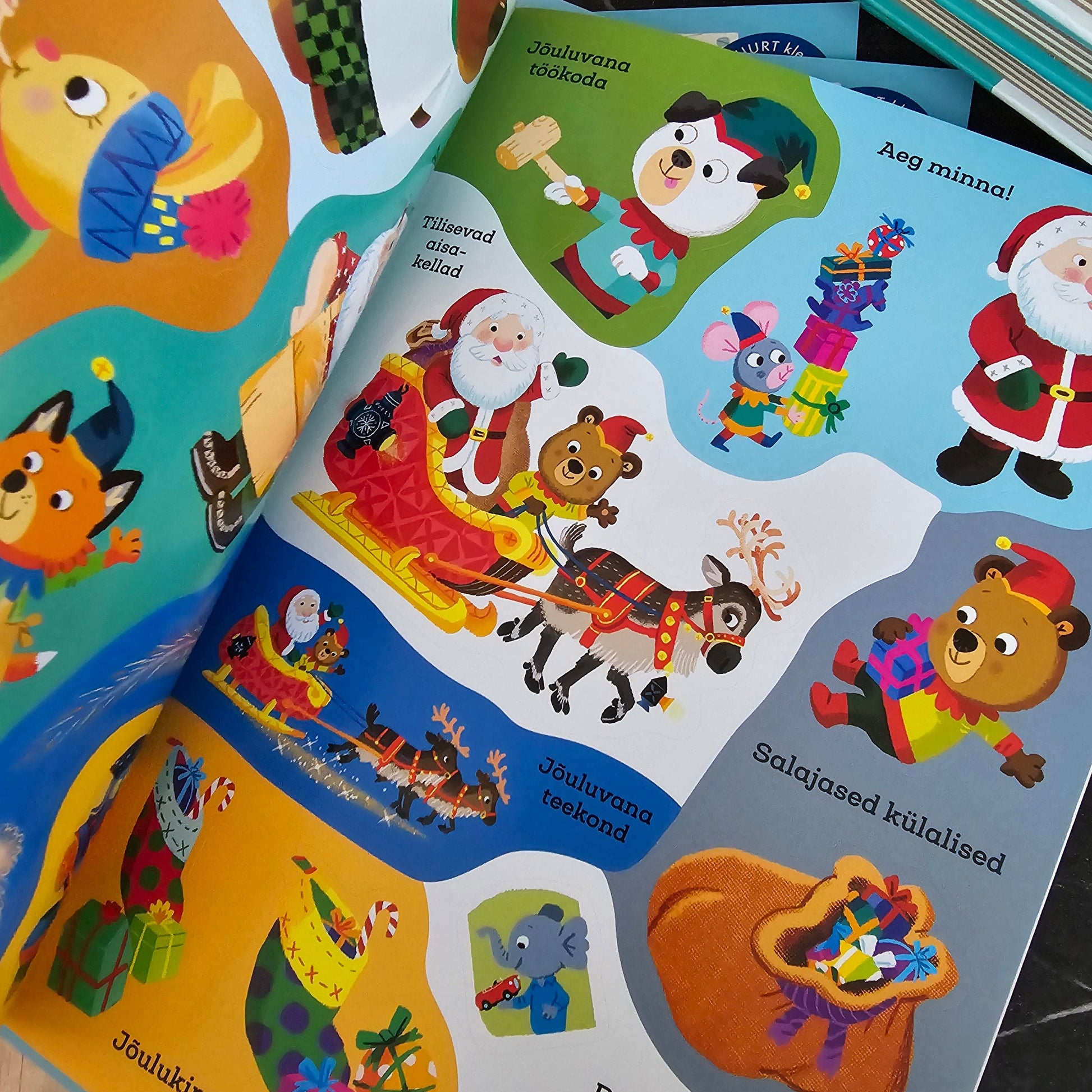 Villem Mõmmik jõulupuhkusel. Minu esimene kleepsuraamat Koolibri