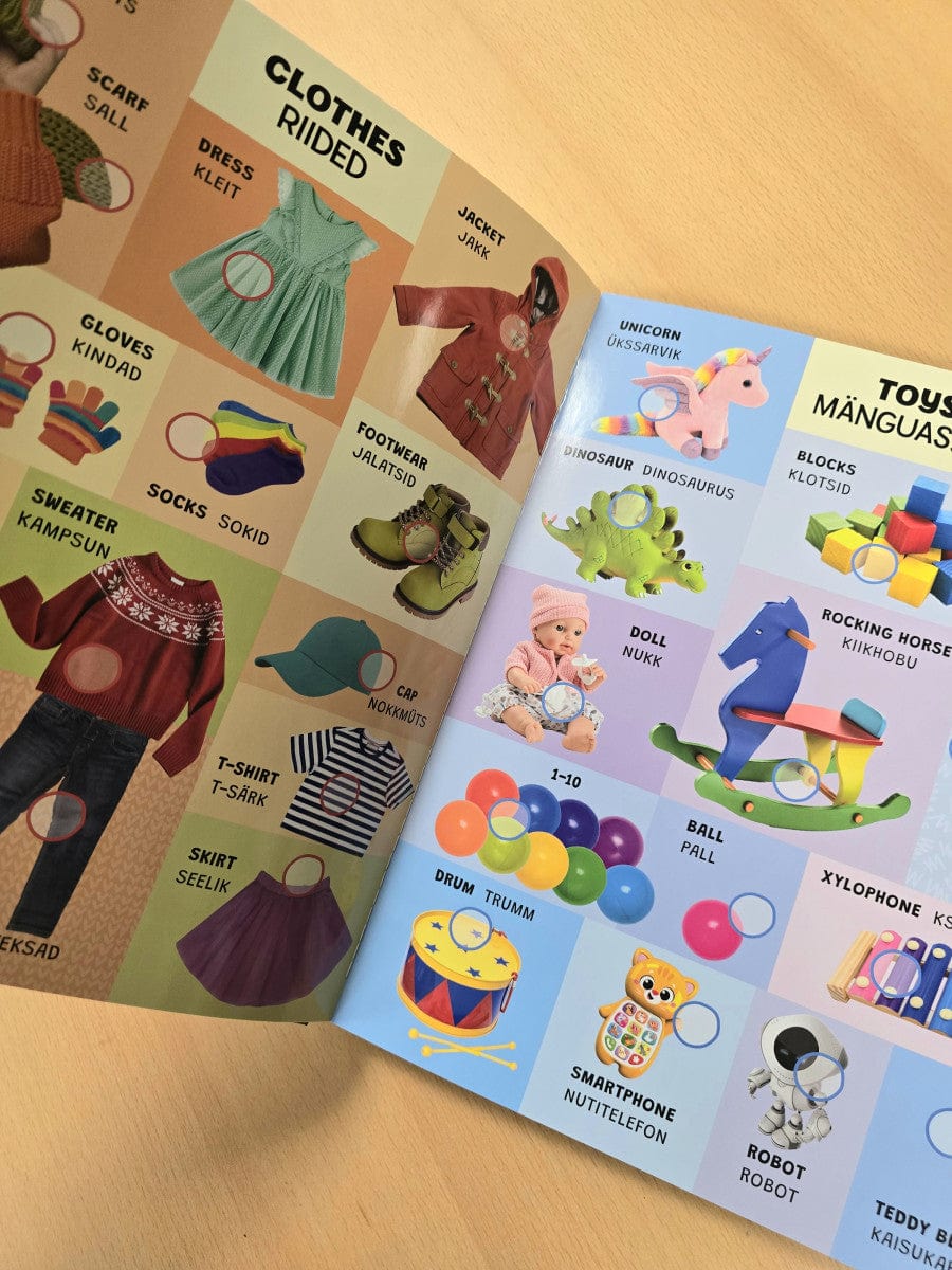 Villem Nutikas sõnastik. Kool on cool - kakskeelne heliraamat! EST/ENG Koolibri