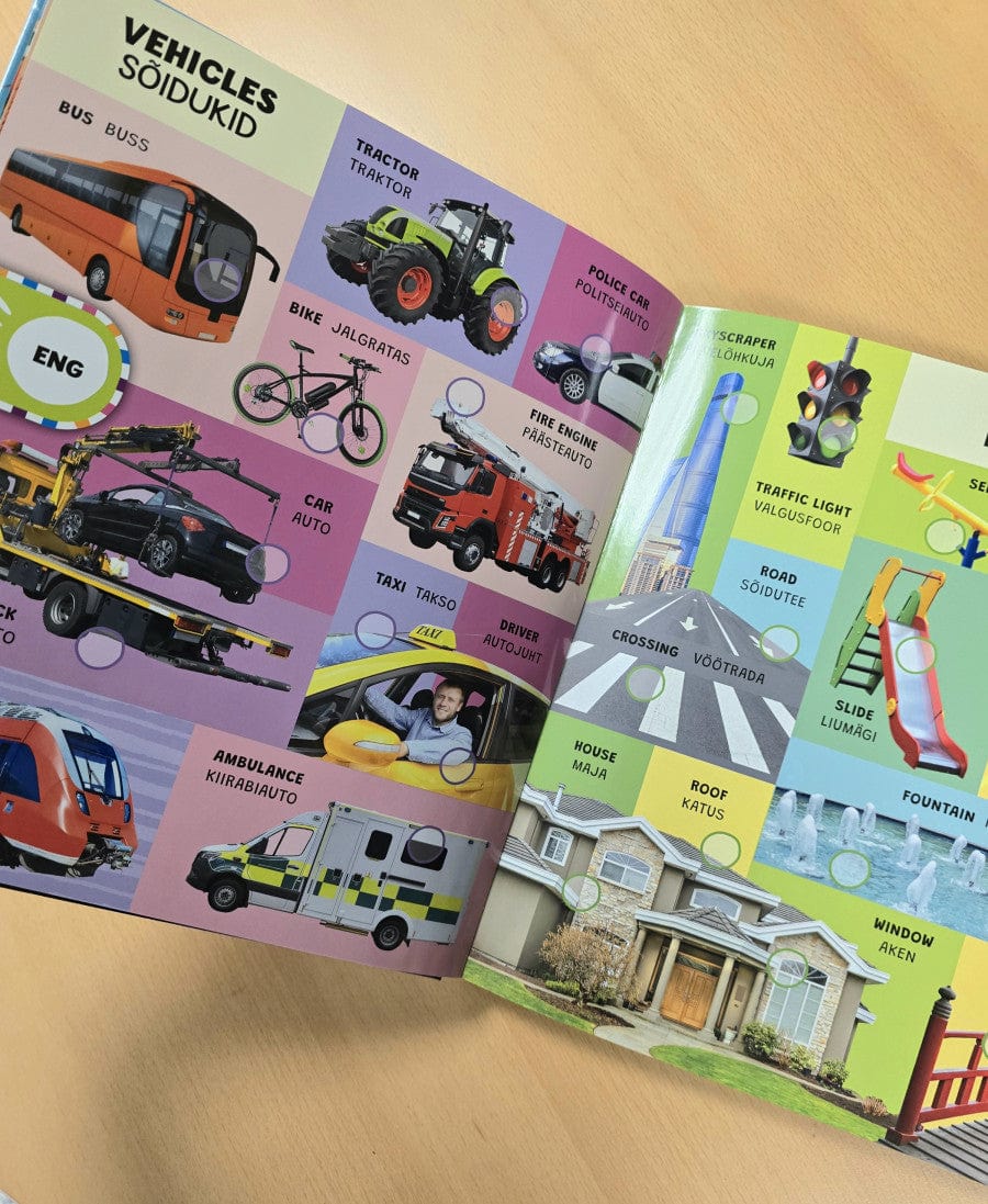 Villem Nutikas sõnastik. Kool on cool - kakskeelne heliraamat! EST/ENG Koolibri