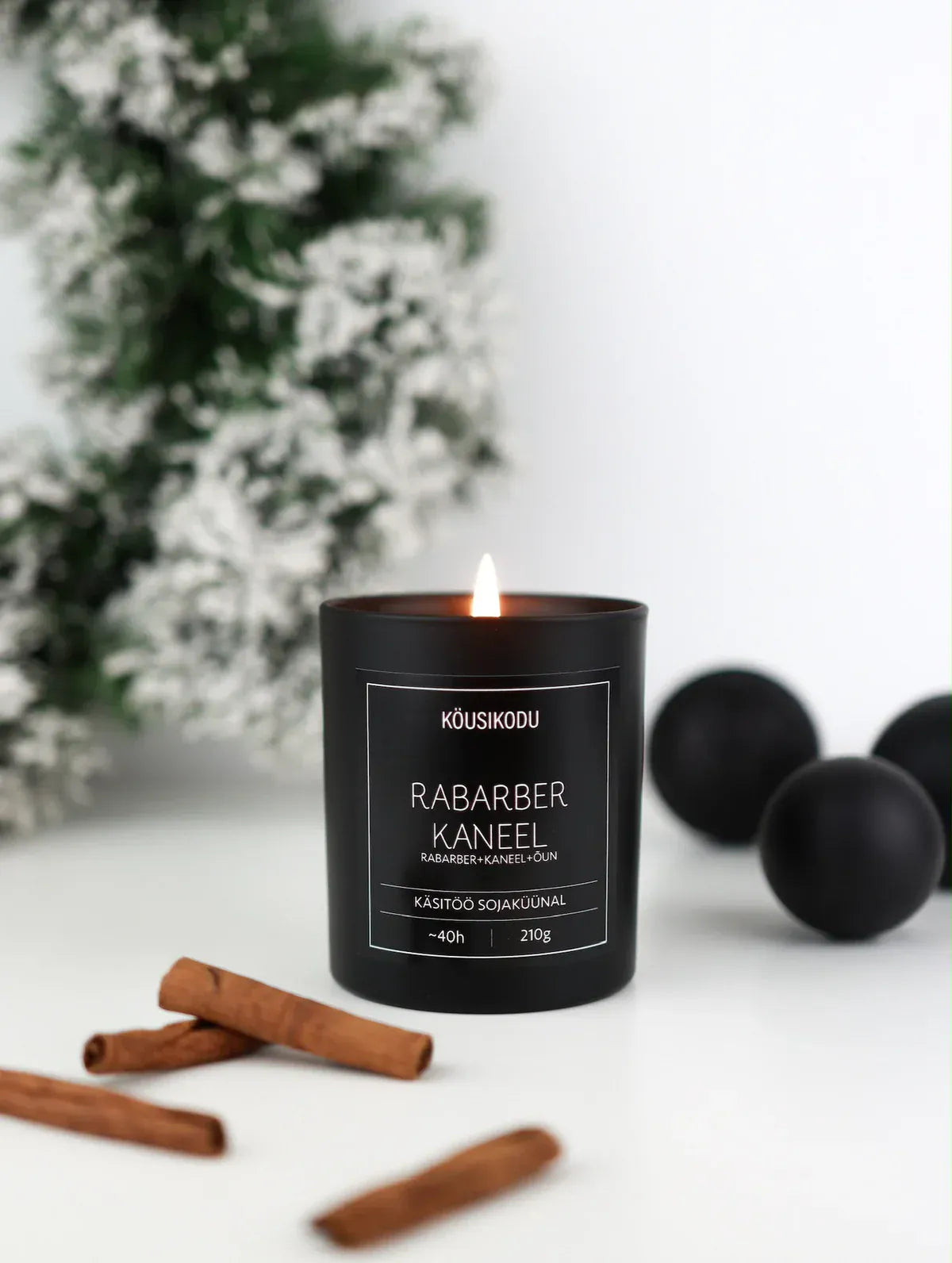 Villem Köusikodu sojaküünal “Rabarber Kaneel" Köusikodu