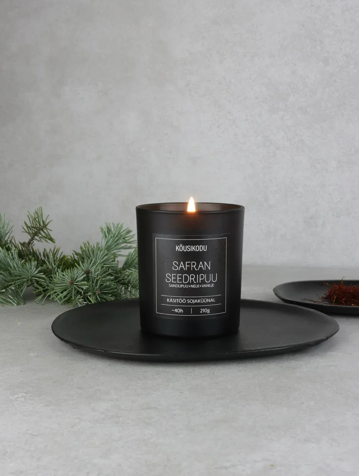 Villem Köusikodu sojaküünal “Safran seedripuu" Köusikodu