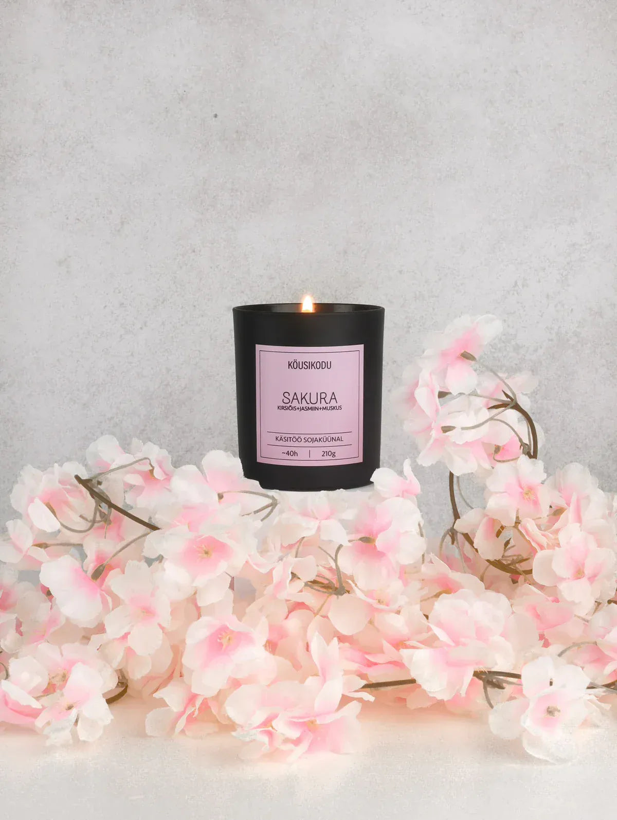 Villem Köusikodu sojaküünal “Sakura" Köusikodu