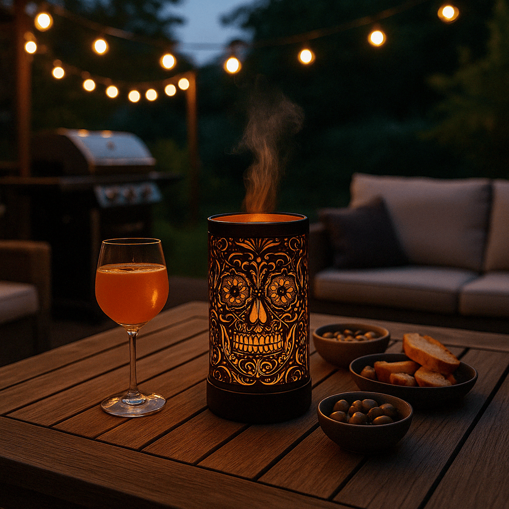 Villem Skull Head LED Fragrance Diffuser Luxarom