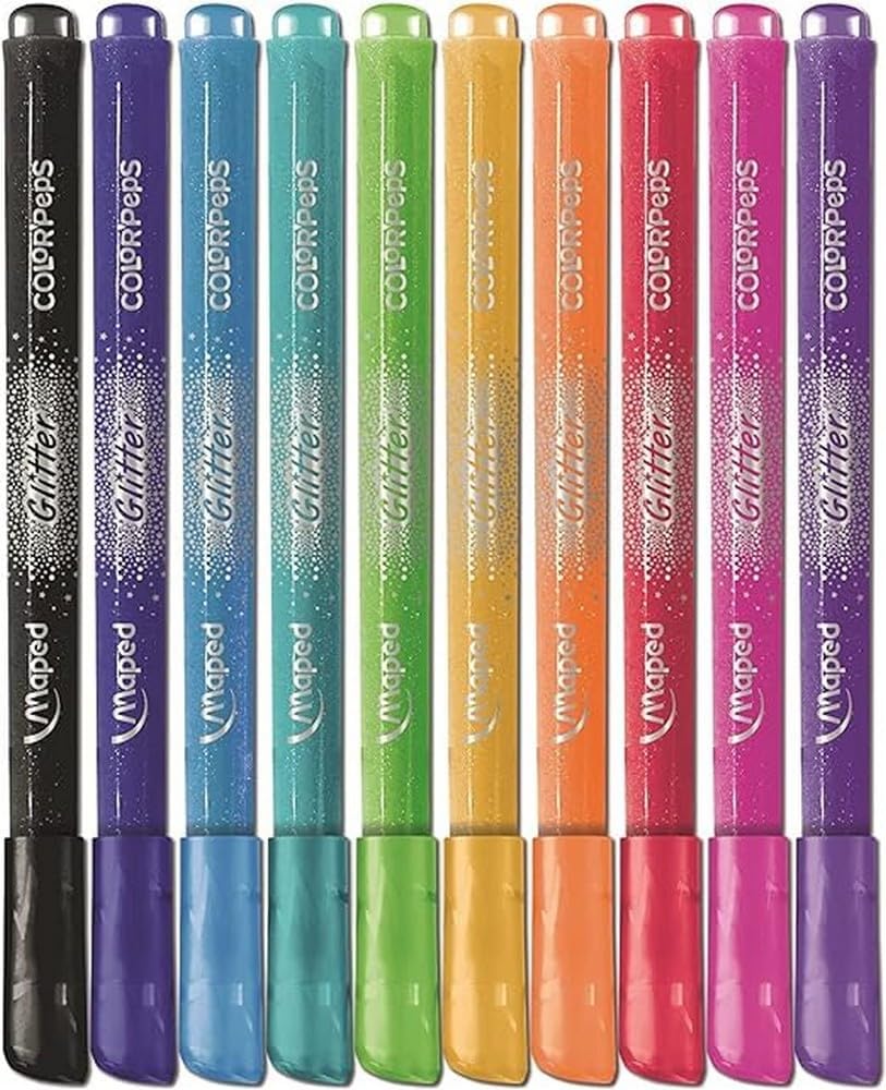 Villem MAPED Maped Color’Peps Glitter viltpliiatsid 8 tk Maped