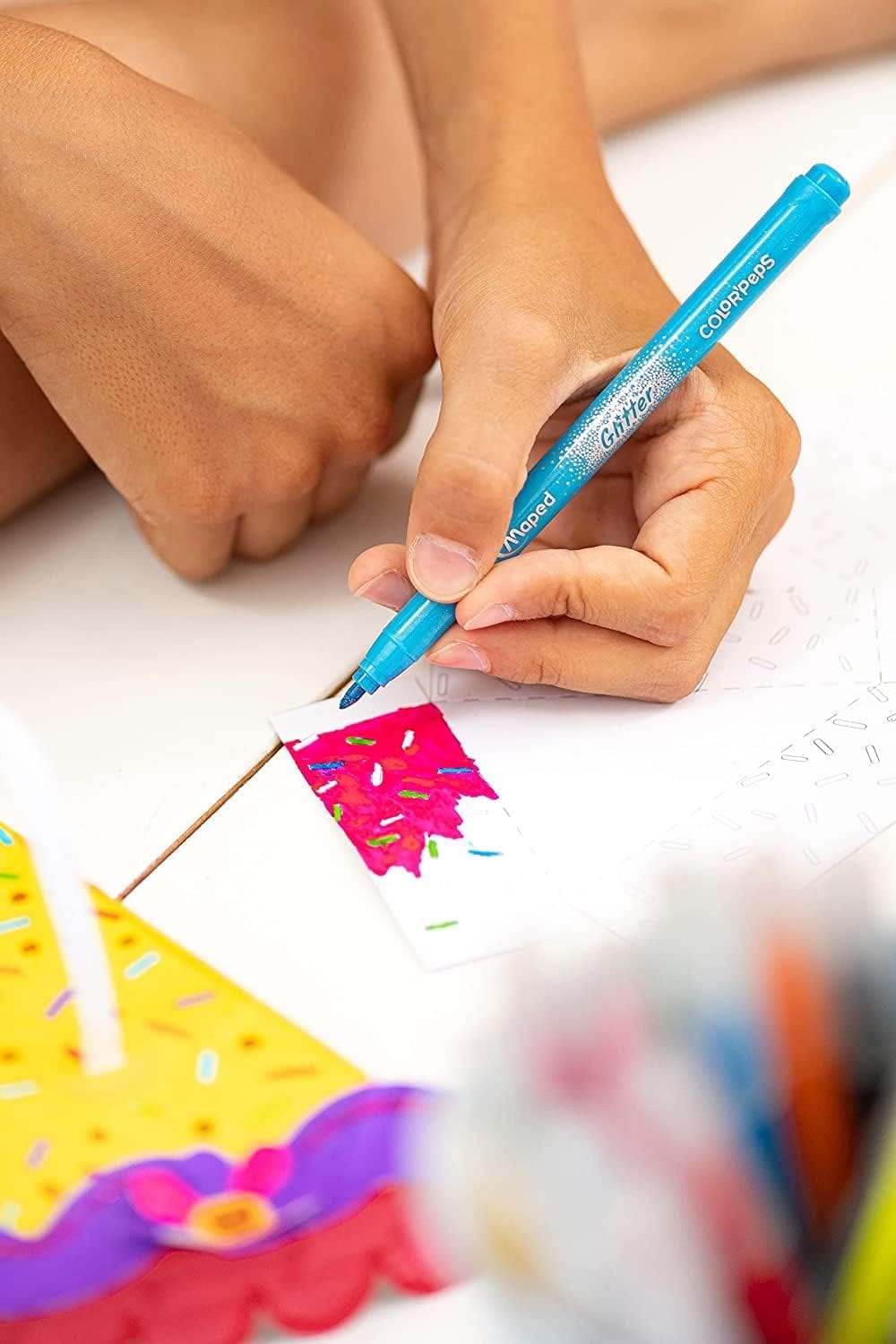 Villem MAPED Maped Color’Peps Glitter viltpliiatsid 8 tk Maped