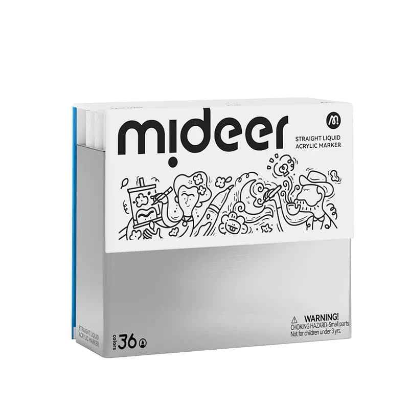 Villem MIDEER akrüülmarkerid vedela tindiga ja nutika tindikontrolliga 36 tooni Mideer